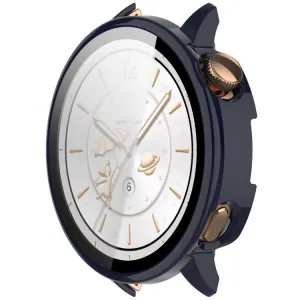 PC FULL COVER Plastový kryt so sklom pre OnePlus Watch 3 43mm modrý