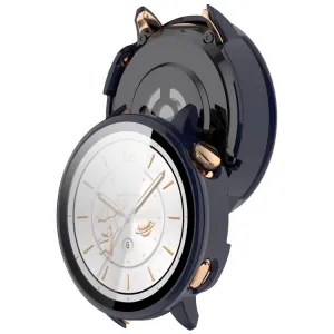 PC FULL COVER Plastový kryt so sklom pre OnePlus Watch 3 43mm modrý