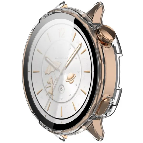PC FULL COVER Plastový kryt so sklom pre OnePlus Watch 3 43mm priehľadný