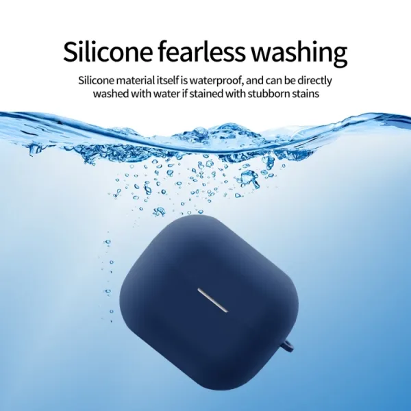 HOOK Silikónový obal pre Samsung Galaxy Buds 3 / Buds 3 Pro biely