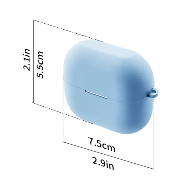 HOOK Silikónový obal pre Samsung Galaxy Buds 3 / Buds 3 Pro biely