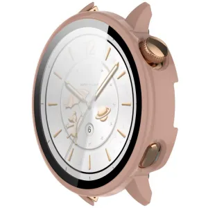 PC FULL COVER Plastový kryt so sklom pre OnePlus Watch 3 43mm ružový
