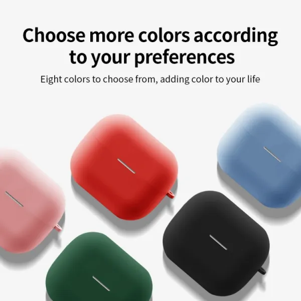 HOOK Silikónový obal pre Samsung Galaxy Buds 3 / Buds 3 Pro biely