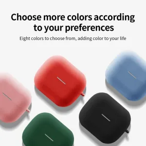 HOOK Silikónový obal pre Samsung Galaxy Buds 3 / Buds 3 Pro biely
