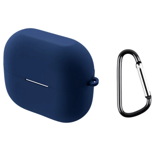 HOOK Silikónový obal pre Samsung Galaxy Buds 3 / Buds 3 Pro tmavomodrý