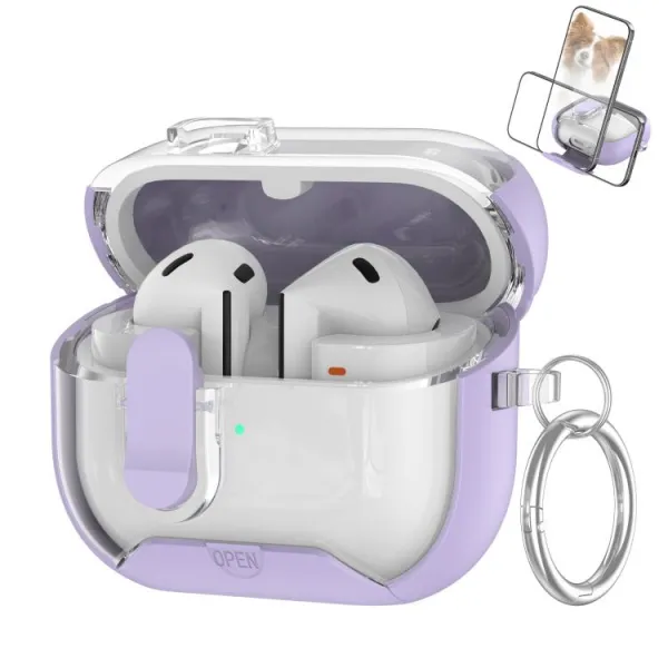 STARCHAIN Ochranné puzdro pre Samsung Galaxy Buds 3 / Buds 3 Pro fialové