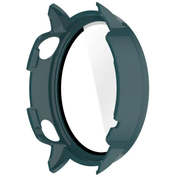 PC FULL COVER Plastový kryt so sklom pre OnePlus Watch 3 43mm zelený