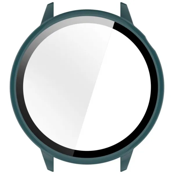 PC FULL COVER Plastový kryt so sklom pre OnePlus Watch 3 43mm zelený
