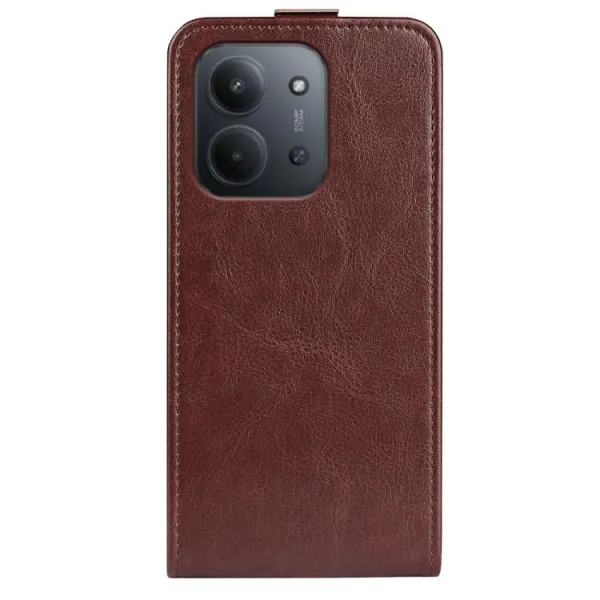 Vyklápacie puzdro pre Xiaomi Redmi 15C / Redmi 15C 5G hnedé