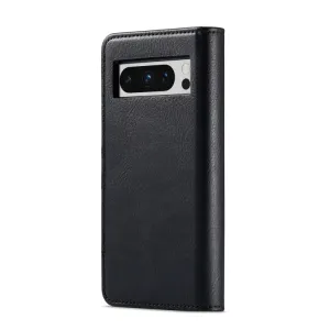 DG.MING Peňaženkový obal 2v1 Google Pixel 8 Pro čierny