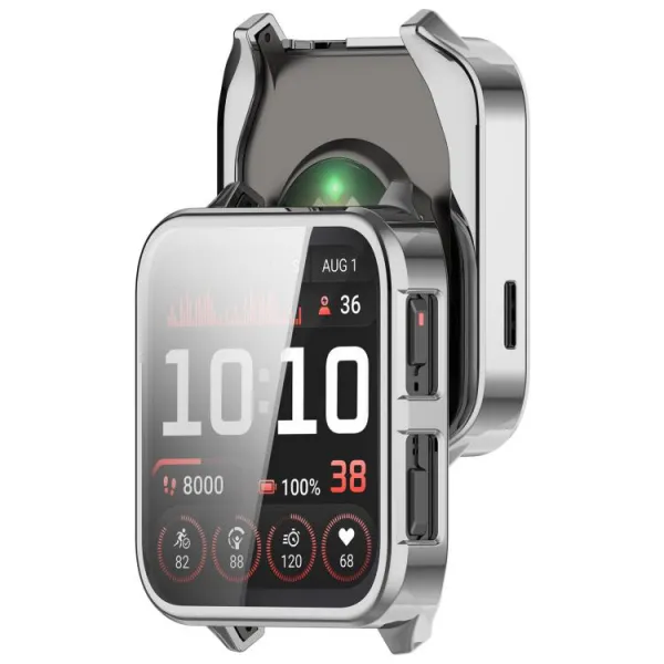 TPU FULL COVER Kryt pre Garmin Venu X1 strieborný