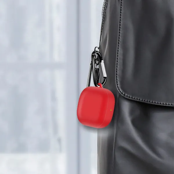 HOOK Silikónový obal pre Samsung Galaxy Buds2 Pro / Buds Pro / Live / Buds 2 biely