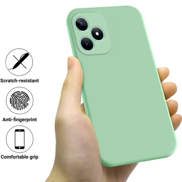 RUBBER Ochranný kryt pre Realme C51 zelený