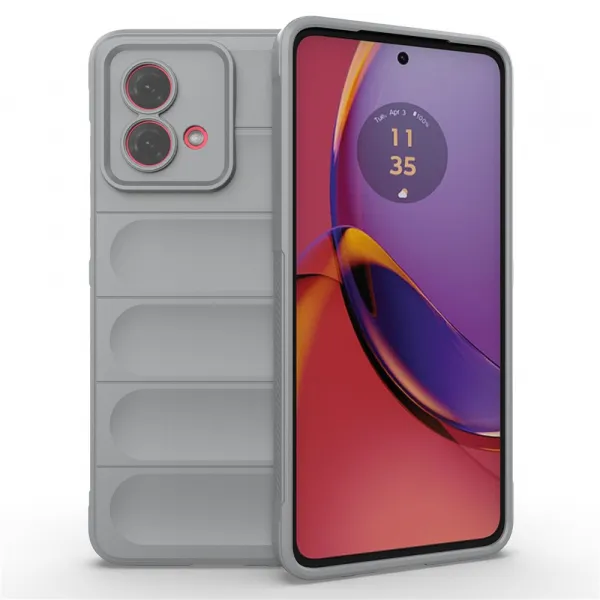 STEPS Ochranný kryt pre Motorola Moto G84 5G svetlošedý