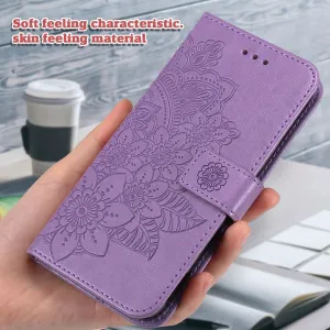 ART MANDALA Peňaženkový obal s remienkom pre Xiaomi Redmi 15 / Redmi 15 5G fialový
