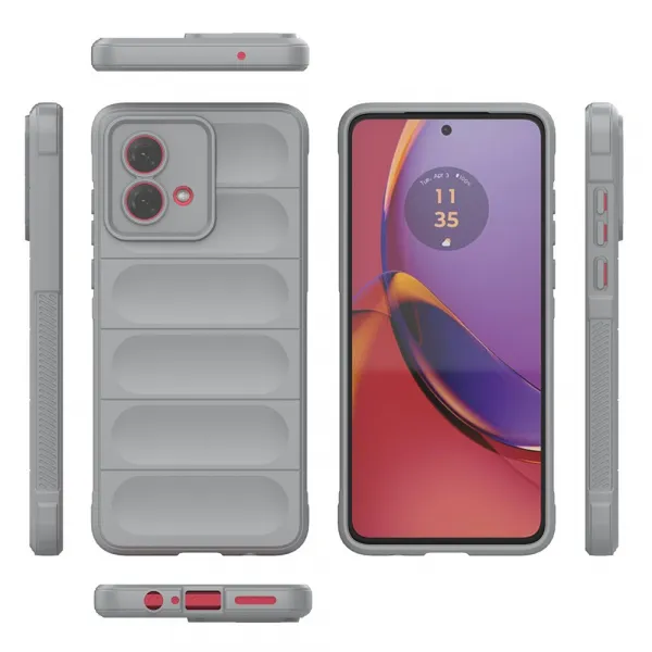 STEPS Ochranný kryt pre Motorola Moto G84 5G svetlošedý