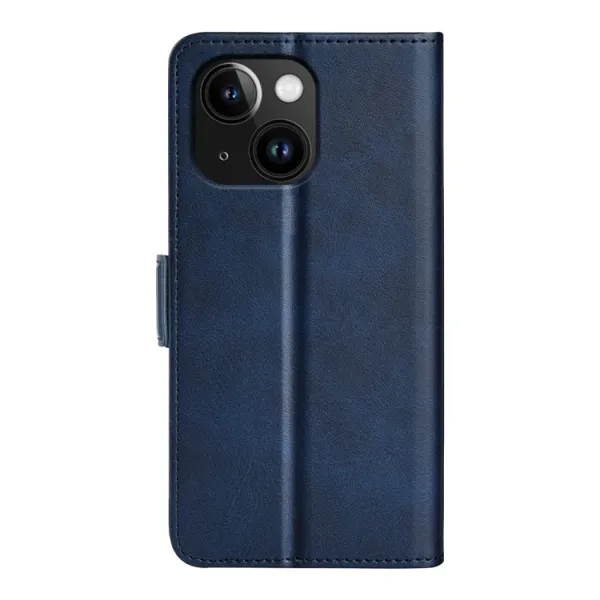SIDE Peňaženkové puzdro pre Apple iPhone 15 Plus modré