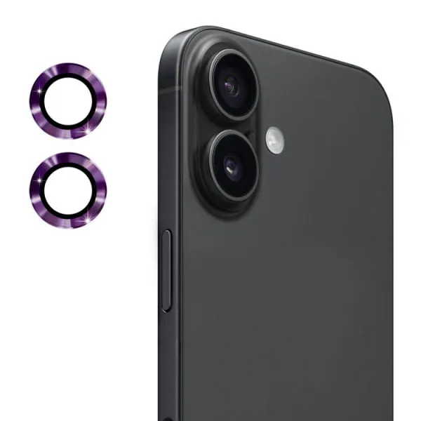 ENKAY ALU Sklo pre fotoaparát Apple iPhone 17 PURPLE