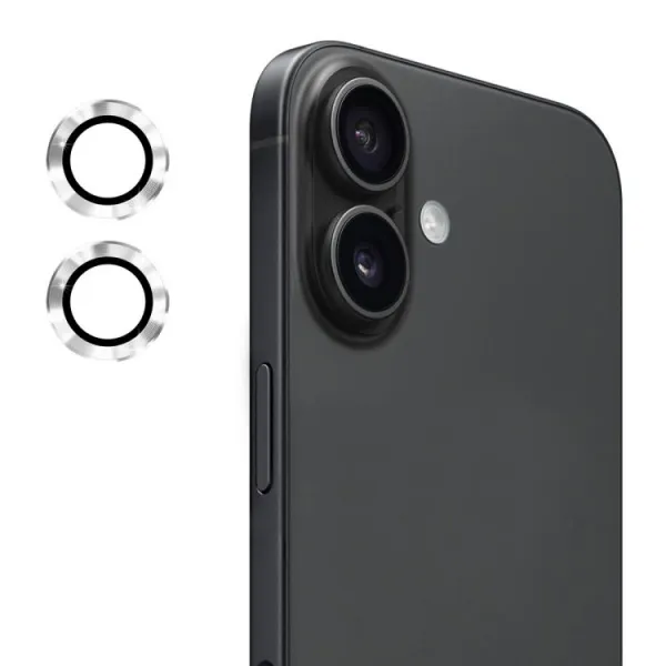 ENKAY ALU Sklo pre fotoaparát Apple iPhone 17 SILVER