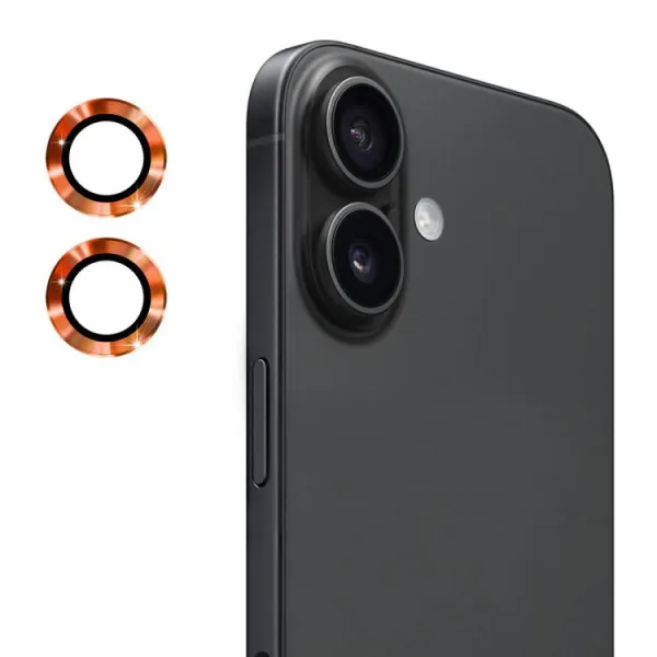 ENKAY ALU Sklo pre fotoaparát Apple iPhone 17 ORANGE