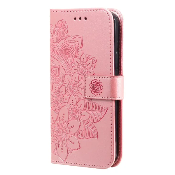 ART MANDALA Peňaženkový obal s remienkom pre Xiaomi Redmi 15 / Redmi 15 5G ružový