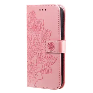 ART MANDALA Peňaženkový obal s remienkom pre Xiaomi Redmi 15 / Redmi 15 5G ružový