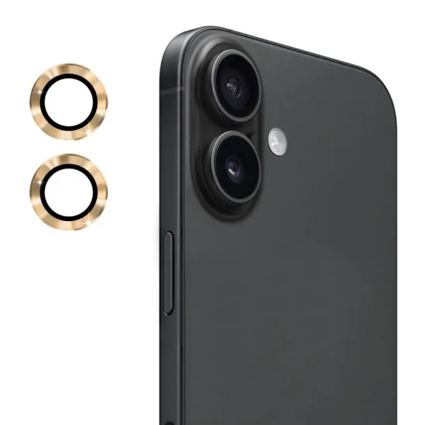 ENKAY ALU Sklo pre fotoaparát Apple iPhone 17 GOLDEN