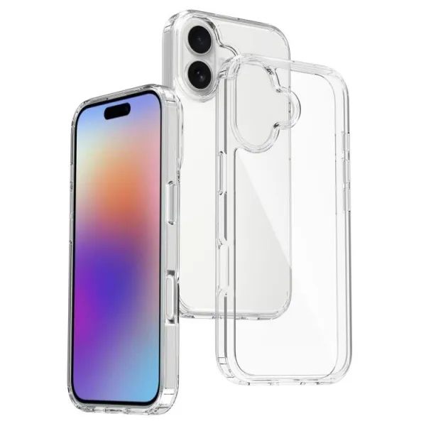 SHOCK Extra odolný kryt Apple iPhone 17 priehľadný
