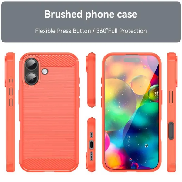 FLEXI TPU Ochranný kryt Apple iPhone 17 červený