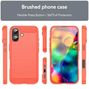 FLEXI TPU Ochranný kryt Apple iPhone 17 červený