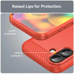 FLEXI TPU Ochranný kryt Apple iPhone 17 červený