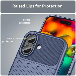 THUNDER Ochranný obal Apple iPhone 17 modrý