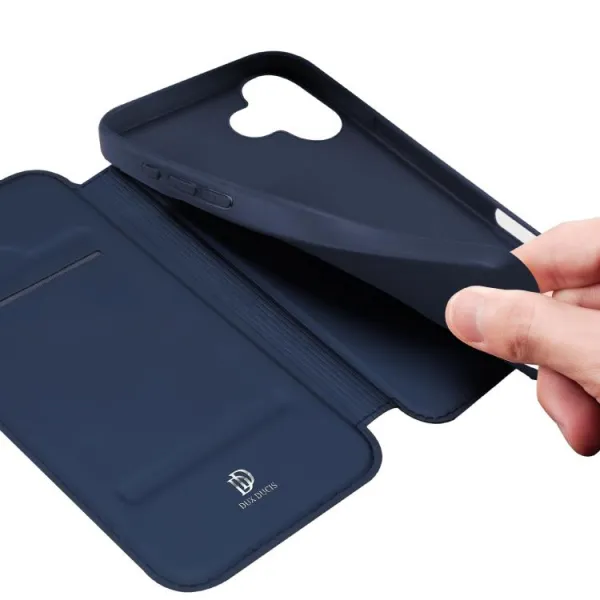 DUX Zaklápacie puzdro pre Apple iPhone 17 modré