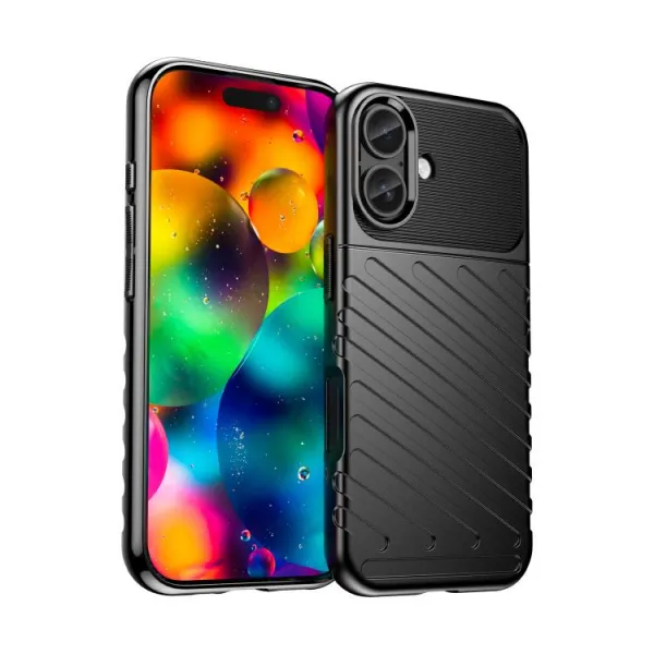 THUNDER Ochranný obal Apple iPhone 17 čierny