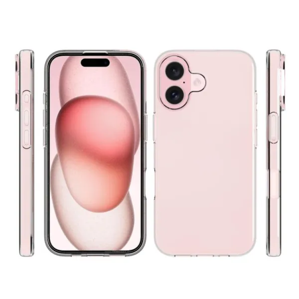 TPU Ochranný kryt pre Apple iPhone 17 priehľadný