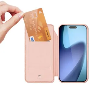 DUX Zaklápacie puzdro pre Apple iPhone Air ružové