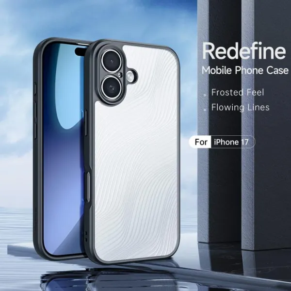 Dux Ducis Aimo kryt na iPhone 17, čierny