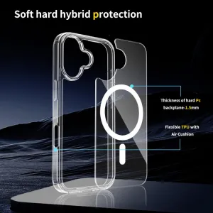 TRANSPARENT MAGSAFE Kryt pre Apple iPhone 17 priehľadný