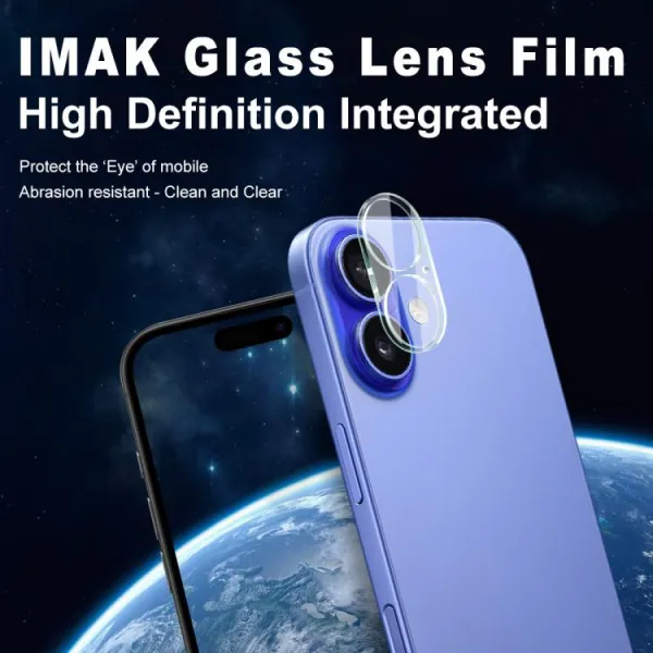 IMAK FULL COVER Sklo pre fotoaparát Apple iPhone 17 TRANSPARENT