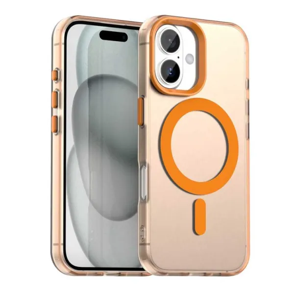 CANDY MAGSAFE Ochranný kryt pre Apple iPhone 17 oranžový