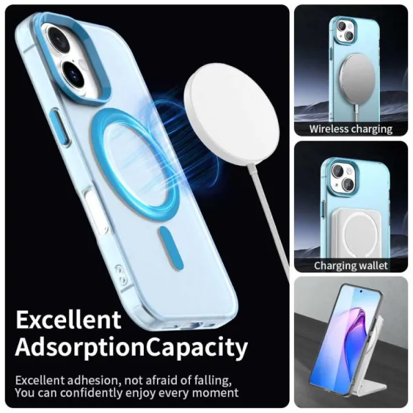 CANDY MAGSAFE Ochranný kryt pre Apple iPhone 17 modrý