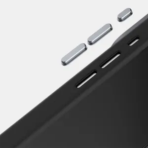 ABEEL RUYI Kožený kryt s MagSafe pre Apple iPhone 17 Pro modrý