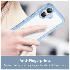 CRYSTAL Ochranný kryt pre Apple iPhone 17 modrý