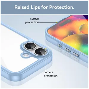 CRYSTAL Ochranný kryt pre Apple iPhone 17 modrý