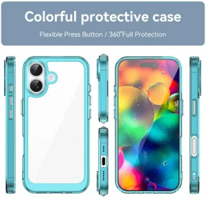 CRYSTAL Ochranný kryt pre Apple iPhone 17 tyrkysový