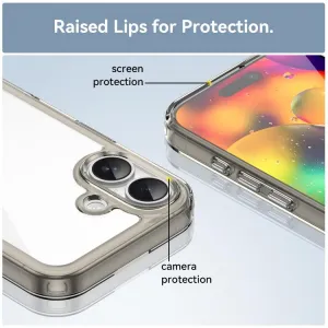 CRYSTAL Ochranný kryt pre Apple iPhone 17 šedý