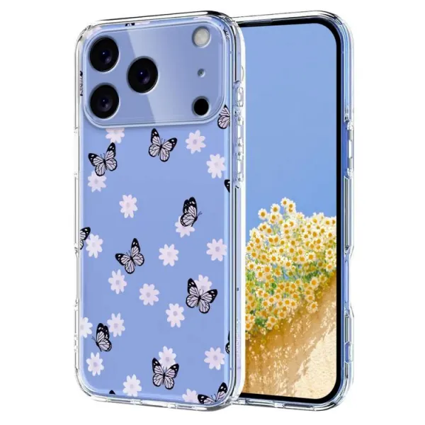 ART TPU Ochranný obal pre Apple iPhone 17 Pro LITTLE BUTTERFLY