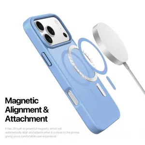 DUX YIND Ochranný obal s MagSafe pre Apple iPhone 17 Pro Max modrý