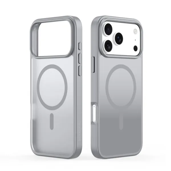 DUX YIND Ochranný obal s MagSafe pre Apple iPhone 17 Pro šedý