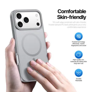 DUX YIND Ochranný obal s MagSafe pre Apple iPhone 17 Pro šedý